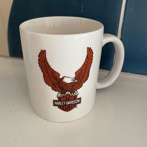 Harley Davidson Motorcycles coffee mug vintage